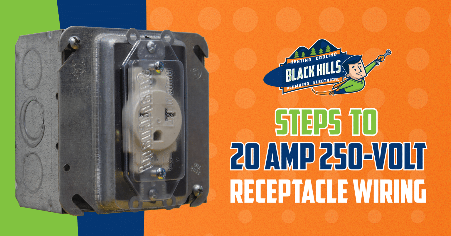 Steps to 20-Amp 250-Volt Receptacle Wiring - Black Hills Inc.