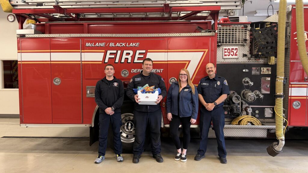 Black Hills staff with fire fighters